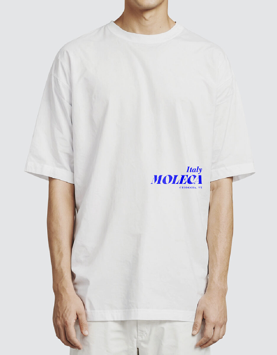 T-Shirt “Moleca” fronte con dettaglio stampa