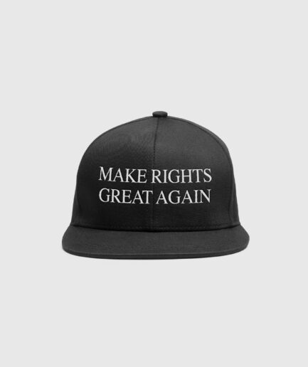 Cappellino Pride 2025 con scritta Make Rights Great Again – Rainbow o Bianco