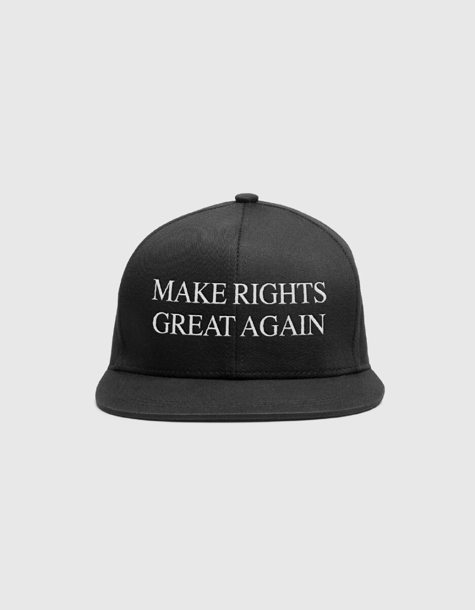 Cappellino Pride 2025 con scritta Make Rights Great Again – Rainbow o Bianco