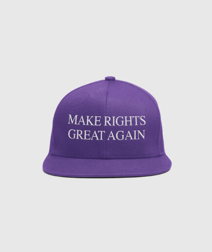 Cappellino Pride 2025 con scritta Make Rights Great Again – Rainbow o Bianco