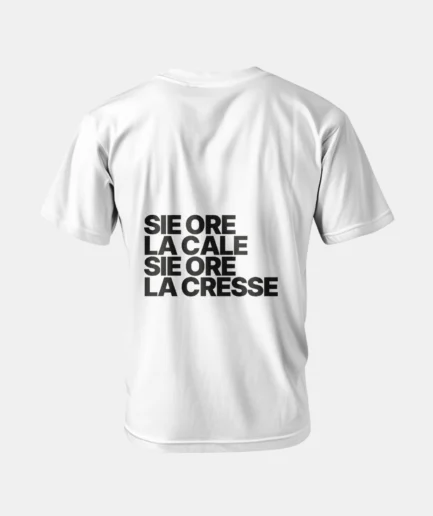 T-shirt Sie ore la cale, sie ore la cresse